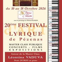 20ème Festival Lyrique de Pézenas Enchantée