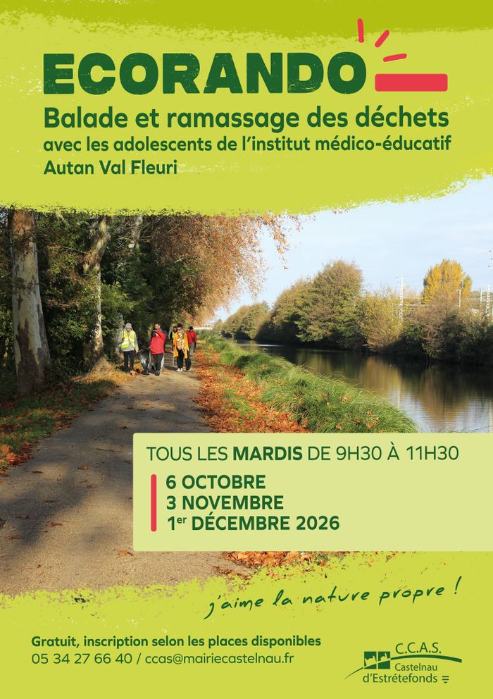 Ecorando avec les adolescents d'Autan Val fleuri