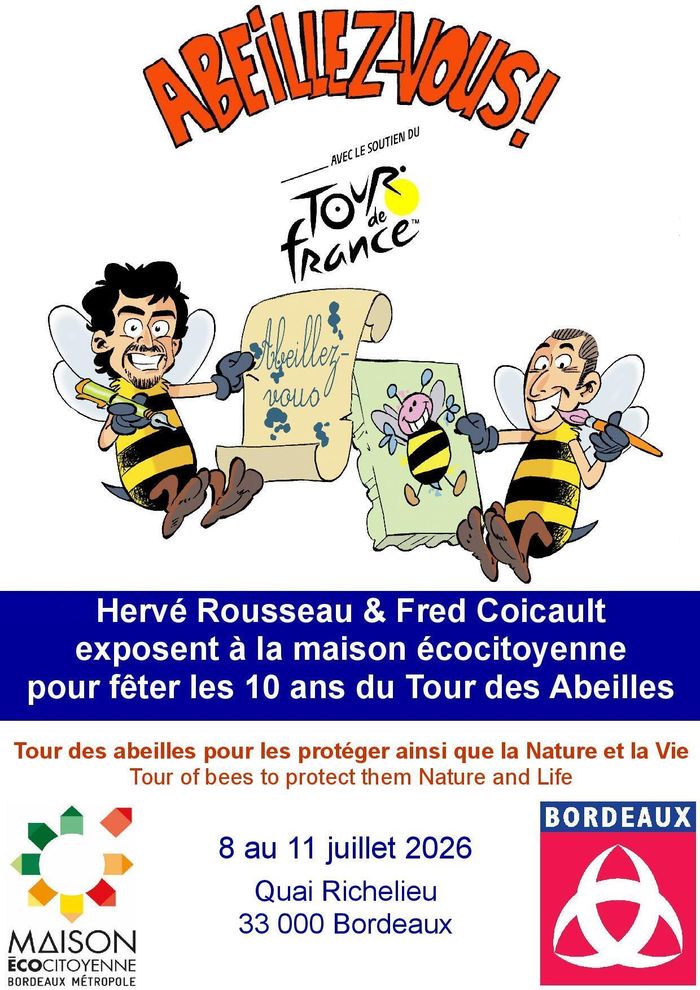 Exposition « Abeillez-vous ! » par Hervé Rousseau et Fred Coicault