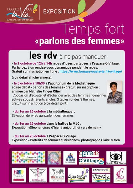 (exposition) "Portraits de femmes tunisiennes" du 1er au 26 octobre