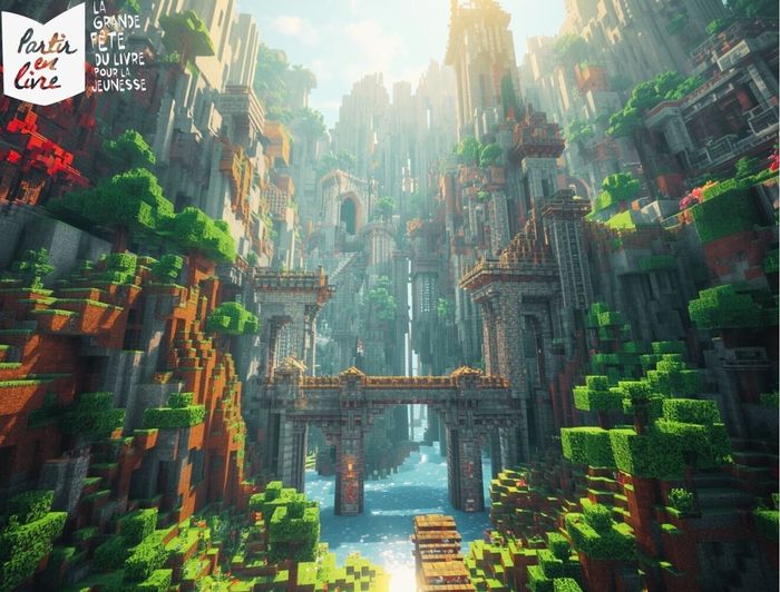 Partir en livre : jeu Minecraft