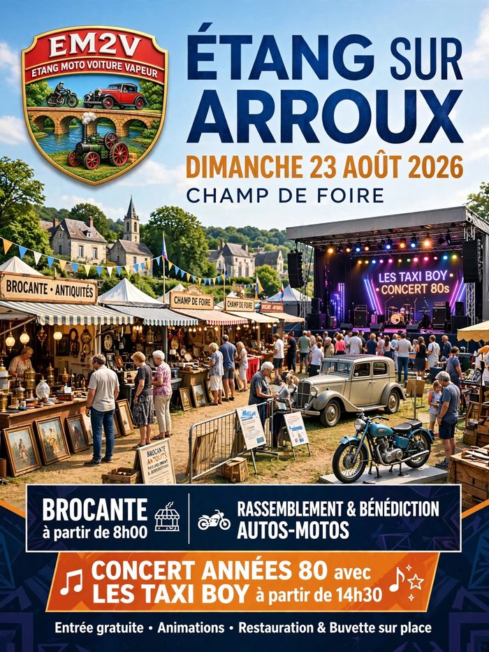 RASSEMBLEMENT VEHICULES, BROCANTE & CONCERT