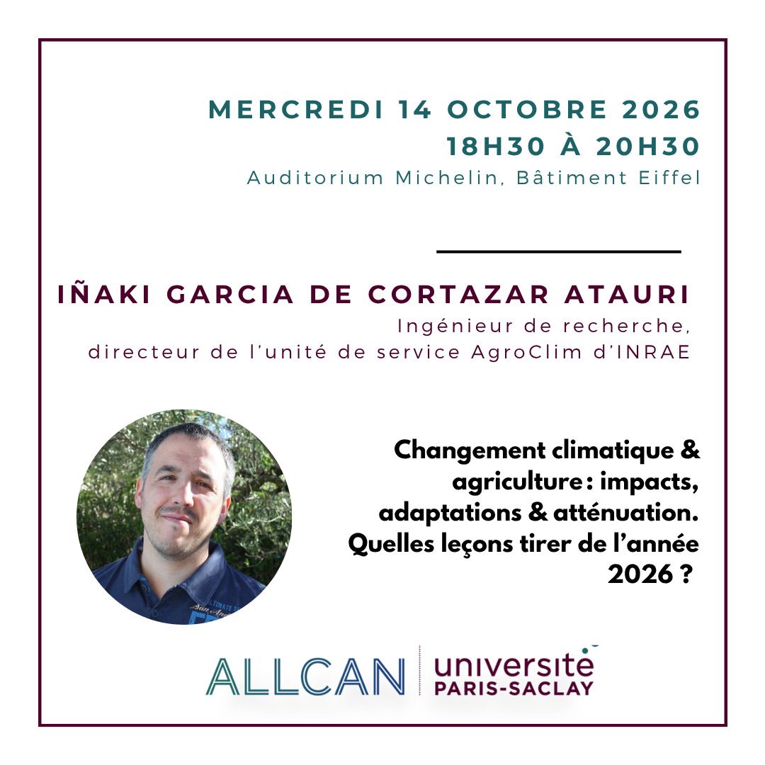 Changement climatique & agriculture : impacts, adaptations & atténuation. Quelles leçons tirer de l’année 2026 ?