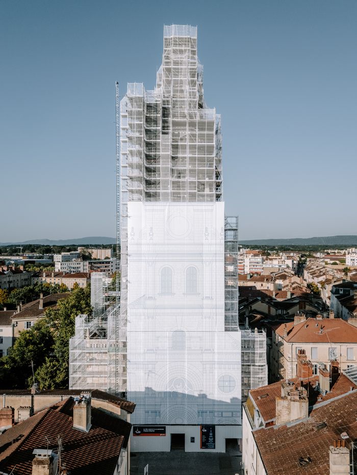 Affiche — Co-cathédrale Notre-Dame: Découverte du chantier de restauration