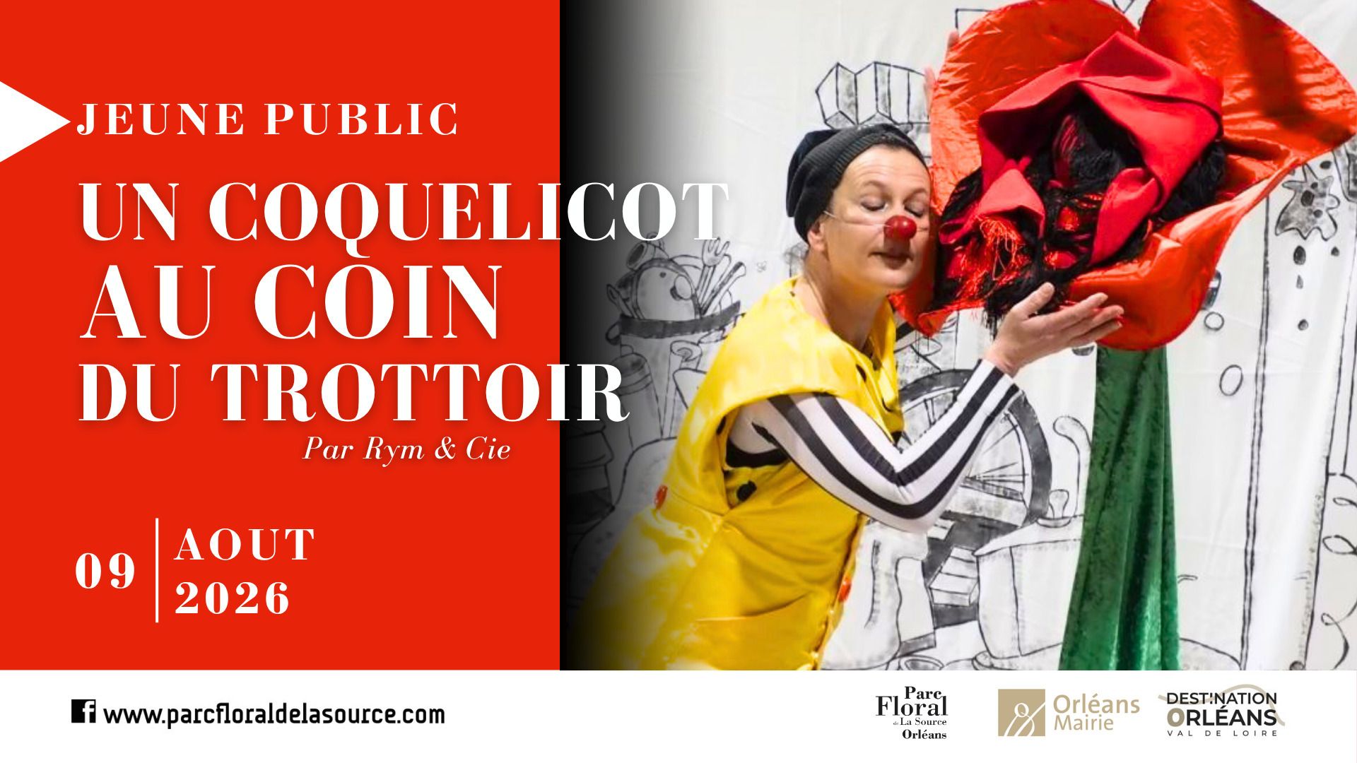 Spectacle Jeune Public - Un coquelicot au coin du trottoir