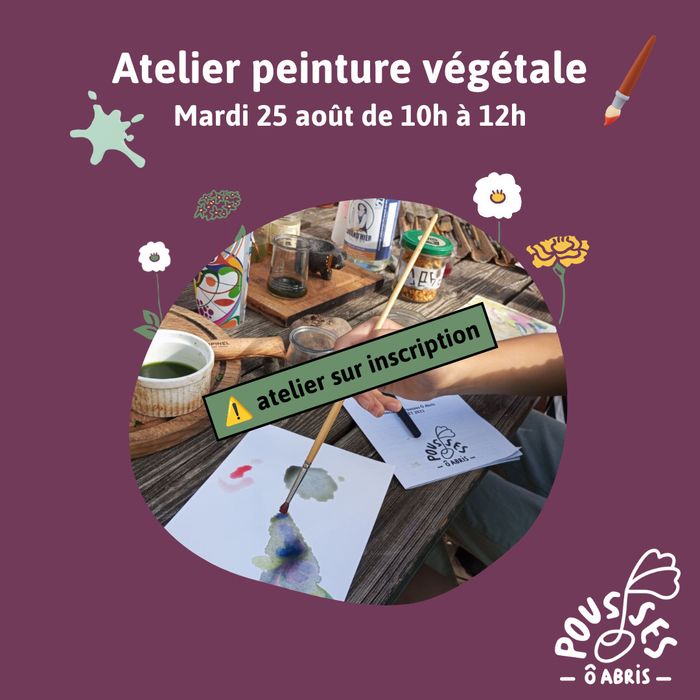 Atelier peinture végétale
