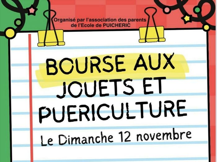 Bourse aux jouets et puériculture