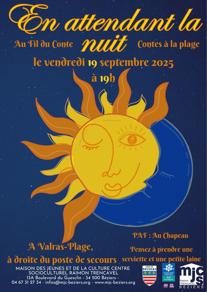 En attendant la nuit - contes à la plages par Au Fil du Conte