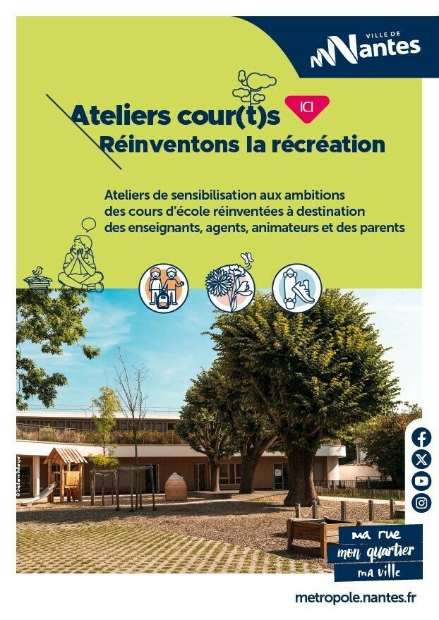 Ateliers cour(t)s. Réinventons la récréation : L’inclusion, c’est aussi
jouer ensemble !