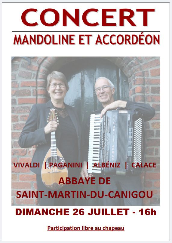 Duo Follie à deux (Marina Eckhardt - mandoline et Monty van Belzen - accordéon)