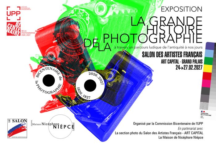 La Grande Histoire de la Photographie
- À travers un parcours chronologique, ludique et immersif, de l'Antiquité à nos jours.