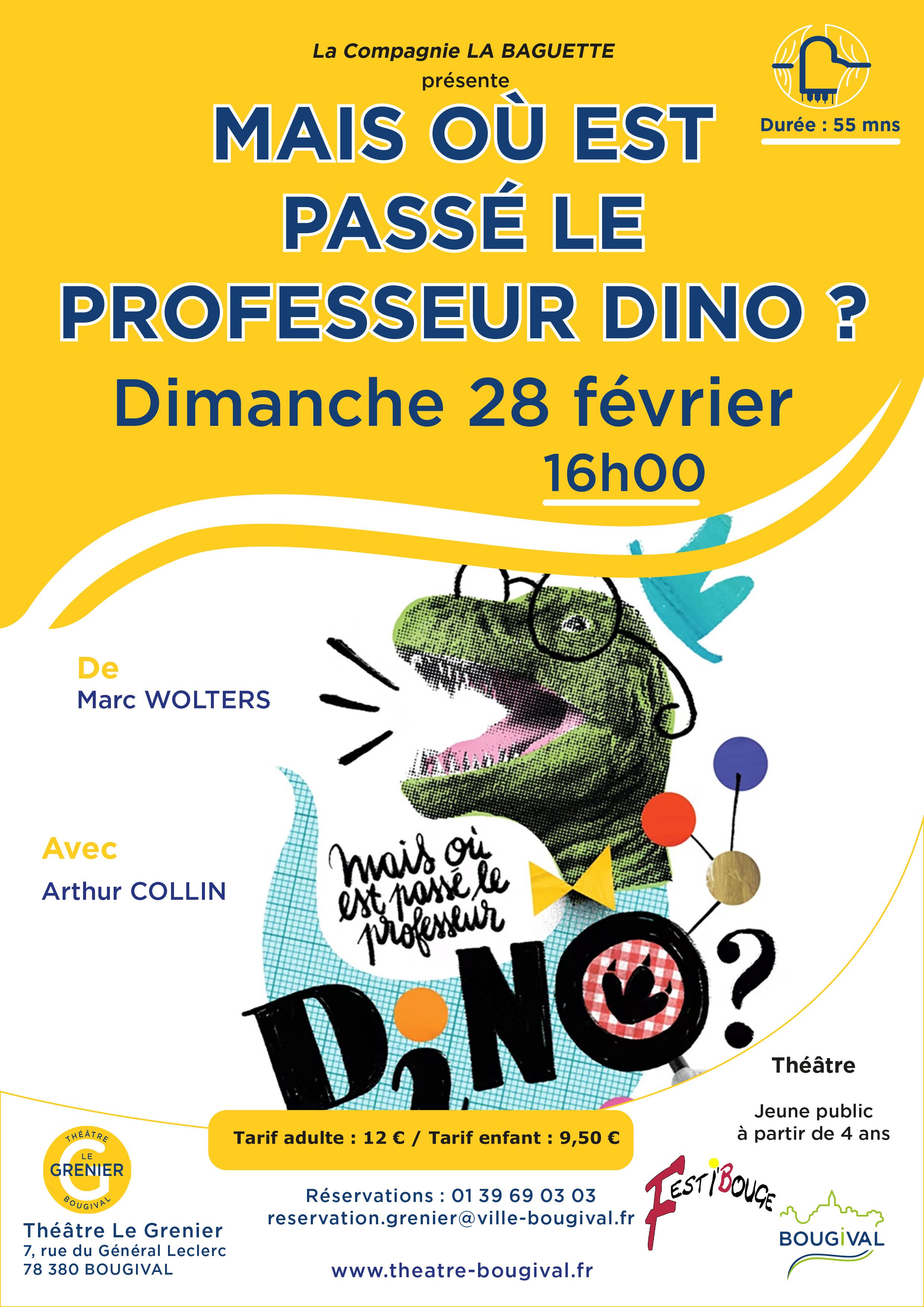 Mais où est passé le professeur Dino ?