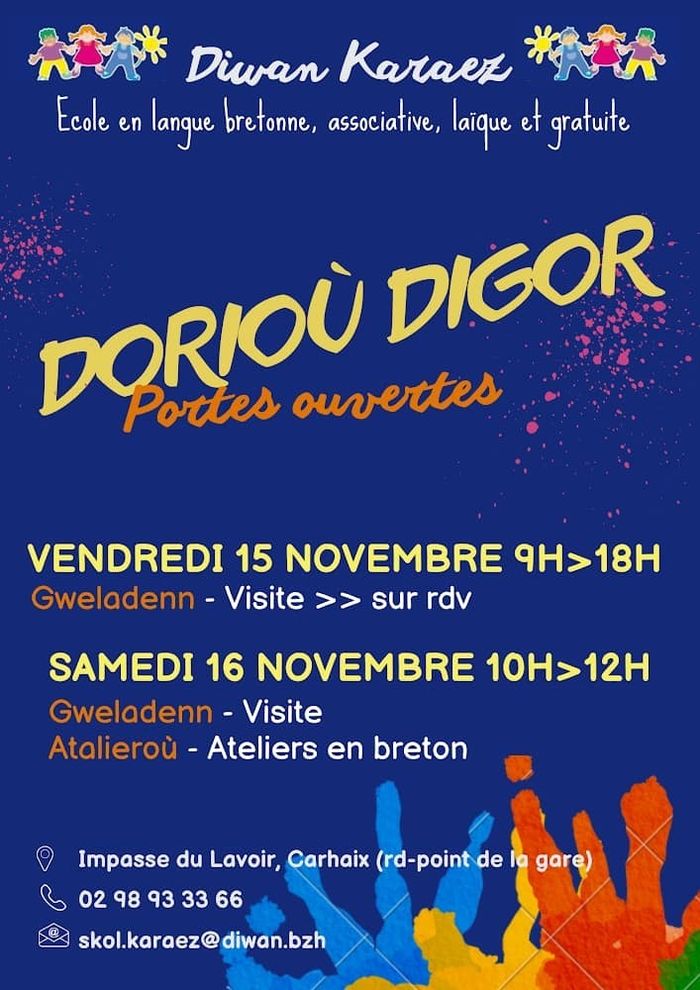 Portes ouvertes de l'École Diwan de Carhaix