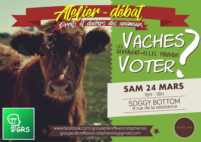 Atelier Débat : Les vaches devraient-elles pouvoir voter ?