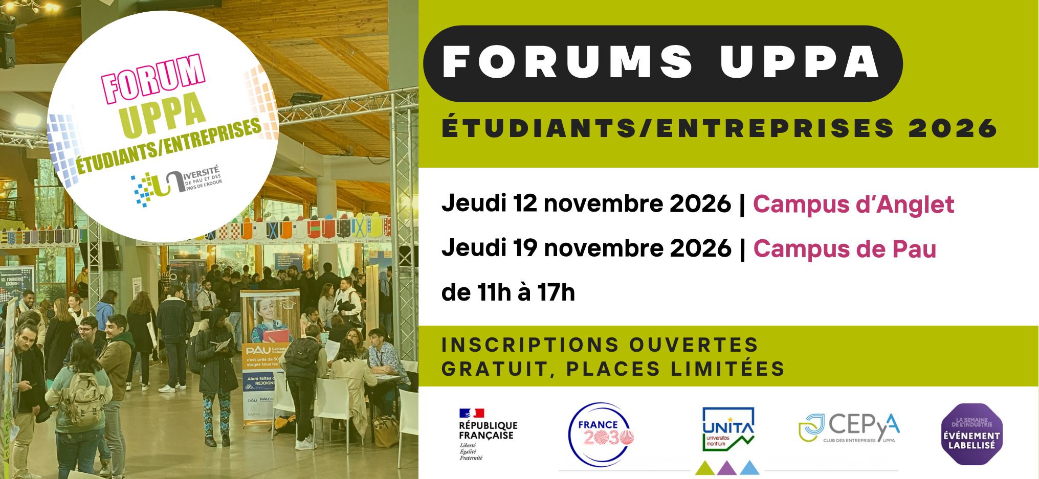 Forum UPPA Étudiants/Entreprises 2026