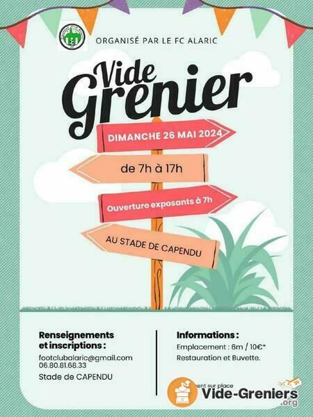 Vide grenier du Football Club Alaric
