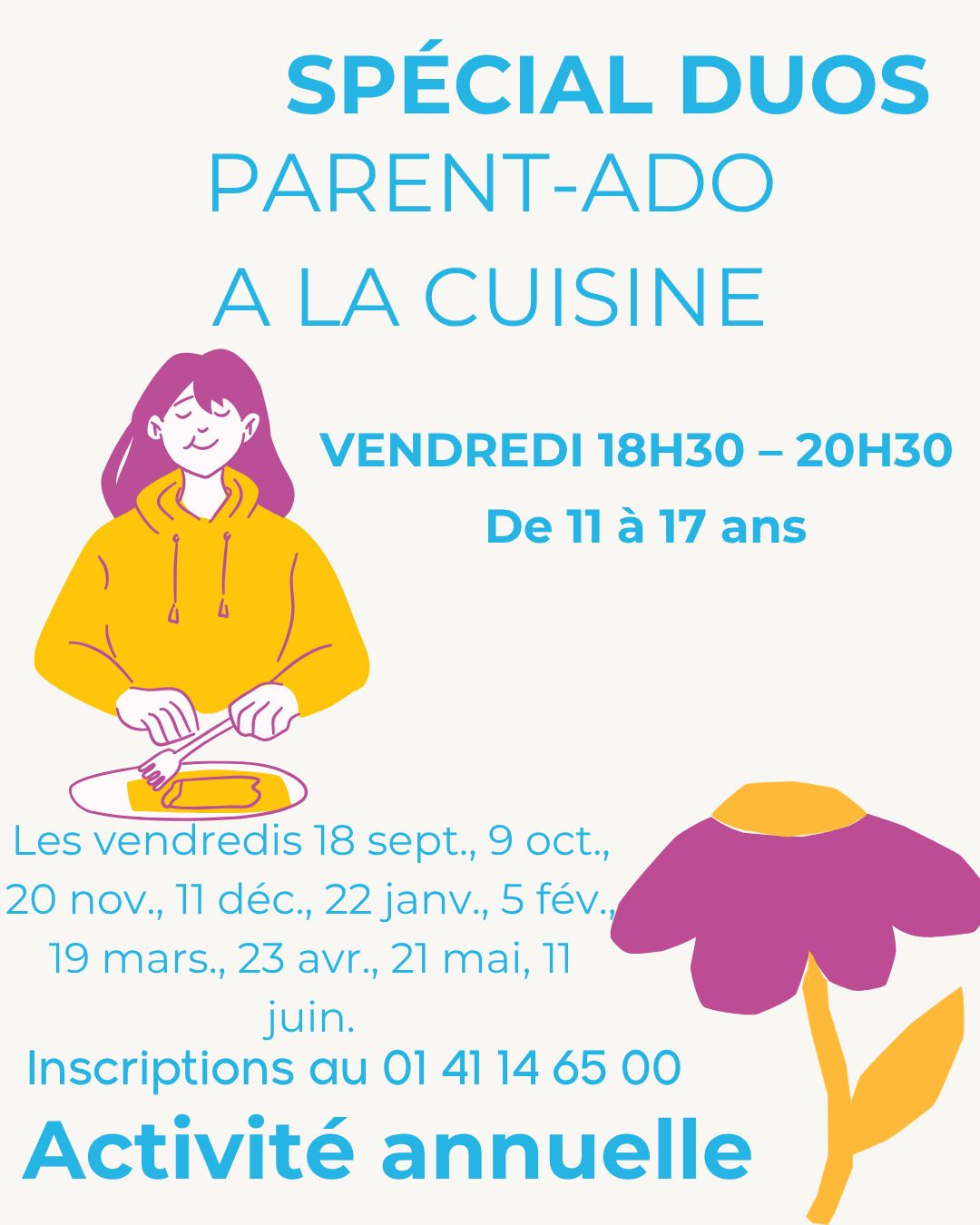 Parent-ado à la cuisine