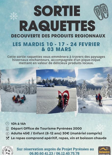 Sortie raquettes et découverte des produits régionaux