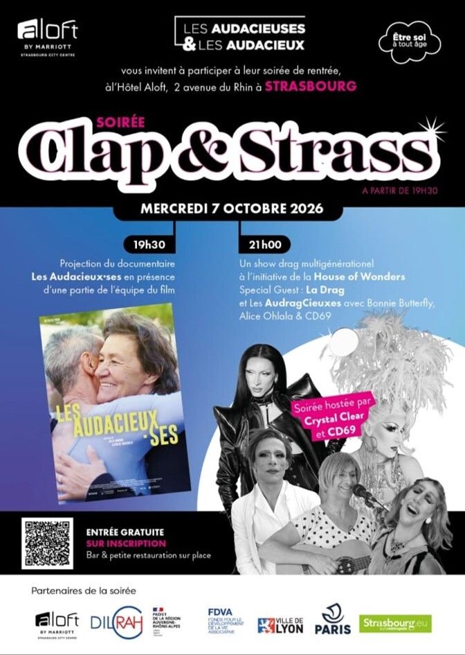 Soirée Clap & Strass : projection et show drag