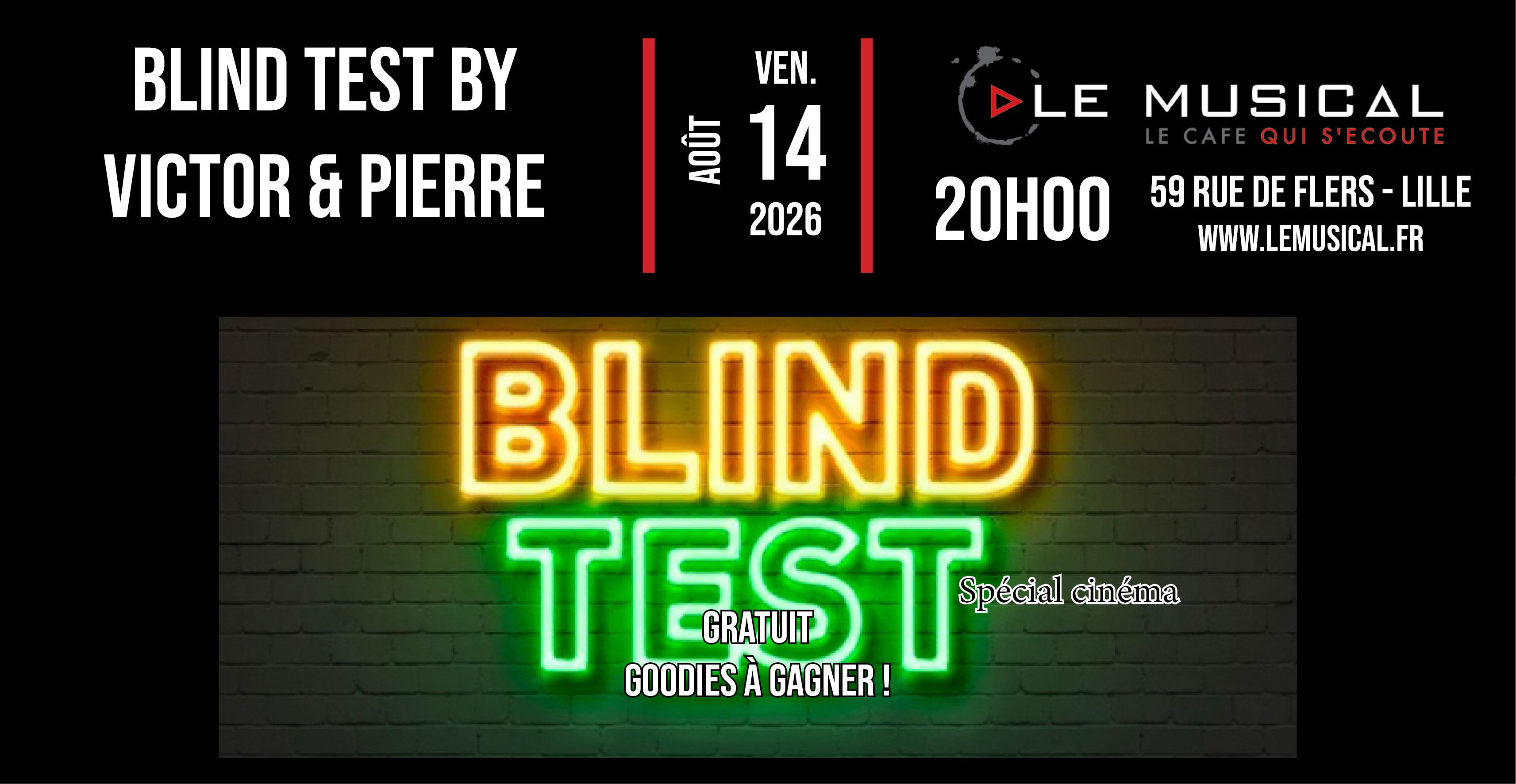 Blind test by Victor & Pierre: Spécial Cinéma