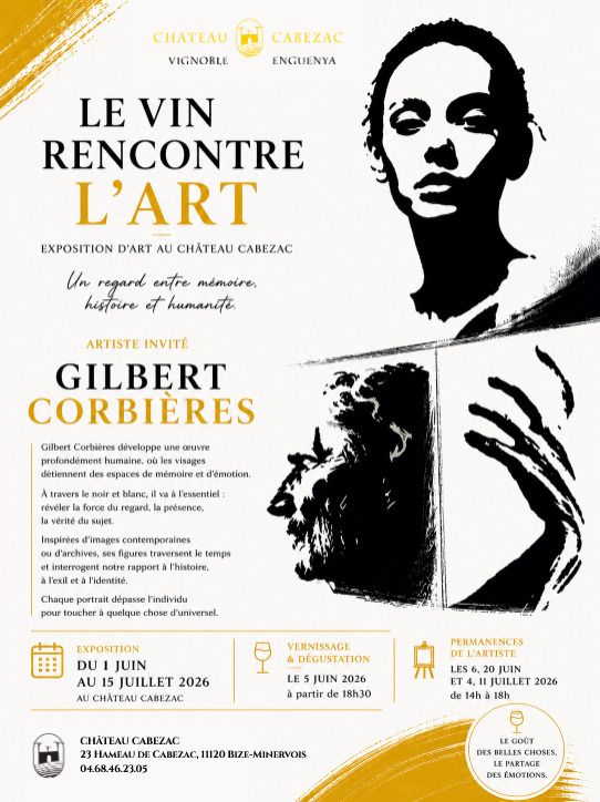 Exposition "Un regard entre mémoire, histoire et humanité" de Gilbert Corbières