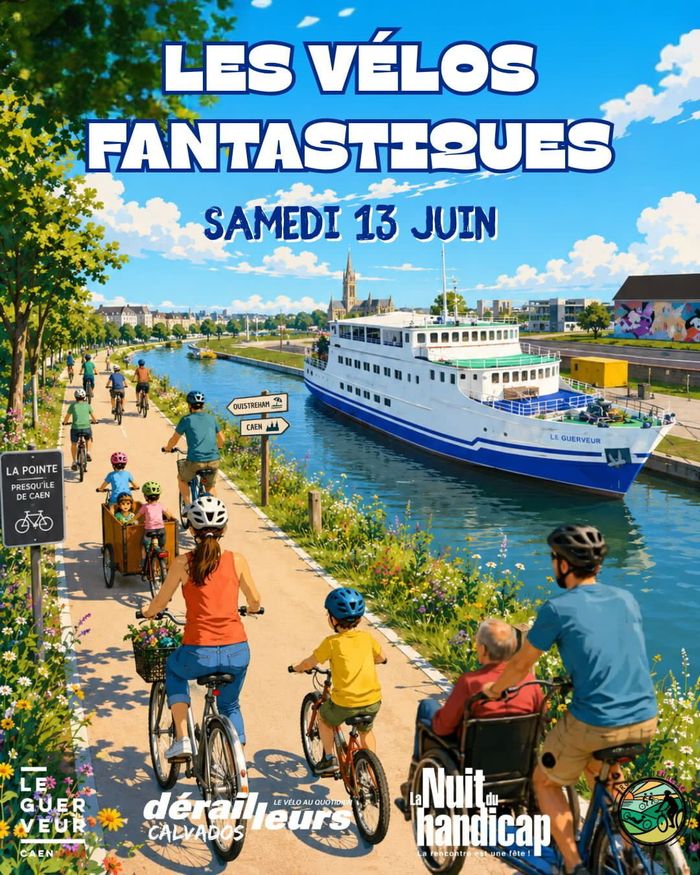 Balade festive pour tous vers le village de la Nuit du Handicap à Ouistreham