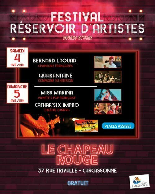 Festival Réservoir d'Artistes : Miss Marina + Cathar'six Impro