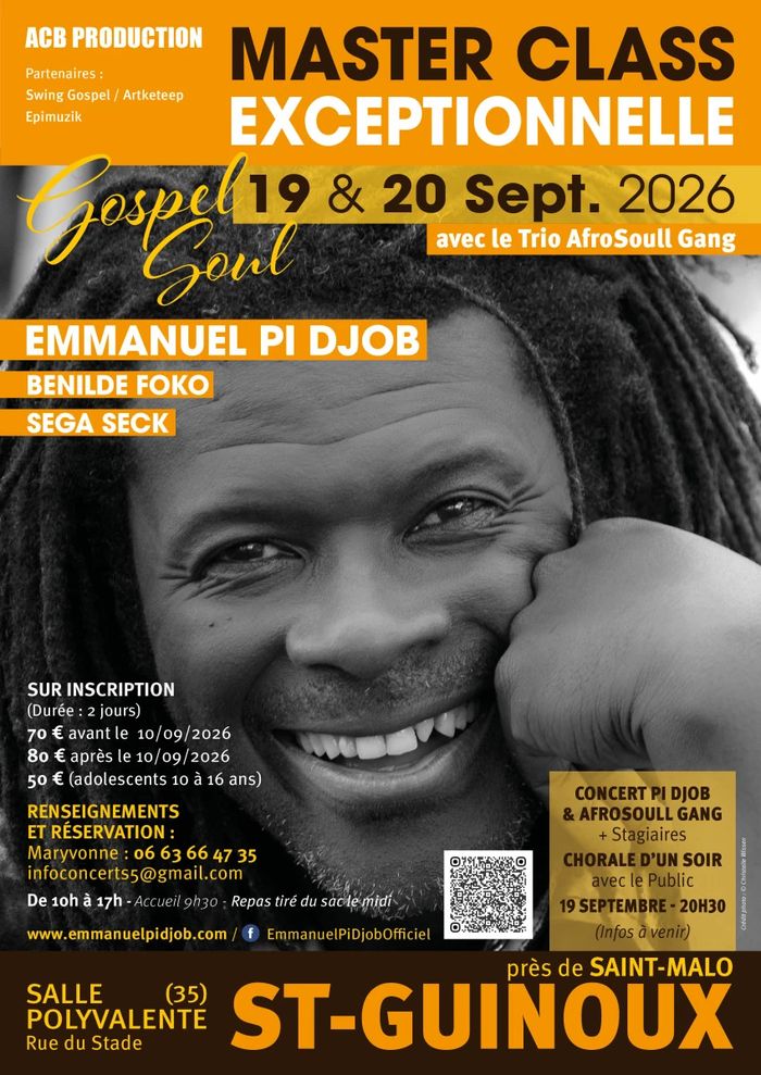 Affiche — Emmanuel PI DJOB & AfroSoull Gang