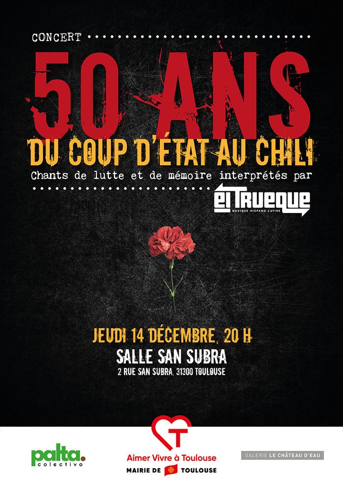 Concert El Trueque « 50 ans du coup d&rsquo;état au Chili »