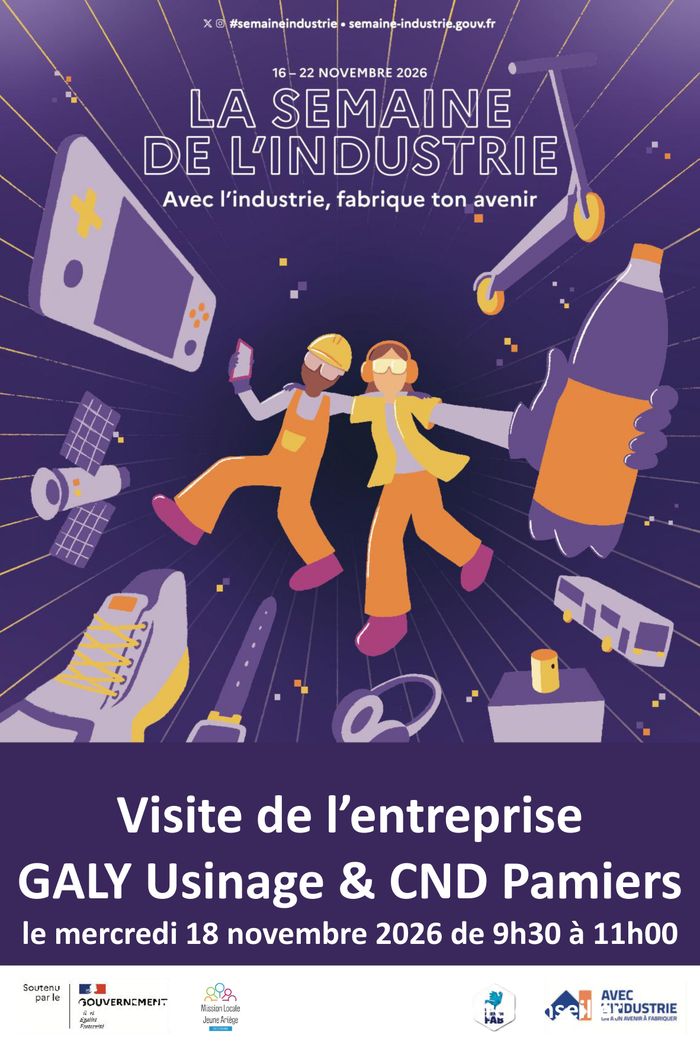 Visite de l'entreprise Galy Aéro Pamiers dans le cadre de la semaine de l'industrie