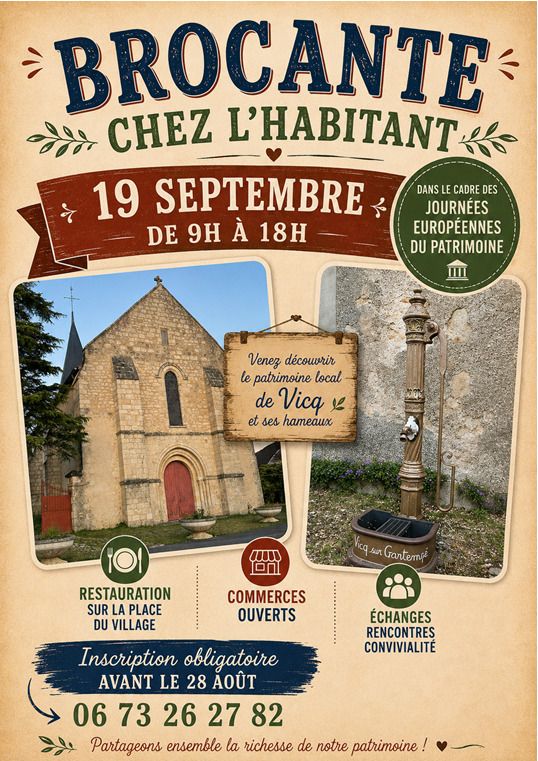 Brocante chez l'habitant