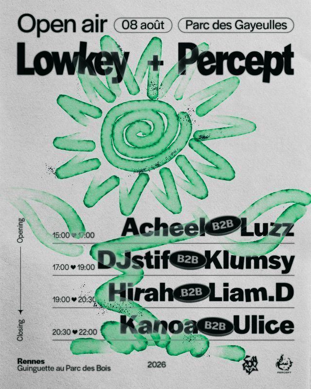 Open Air Lowkey + Percept 🌻
