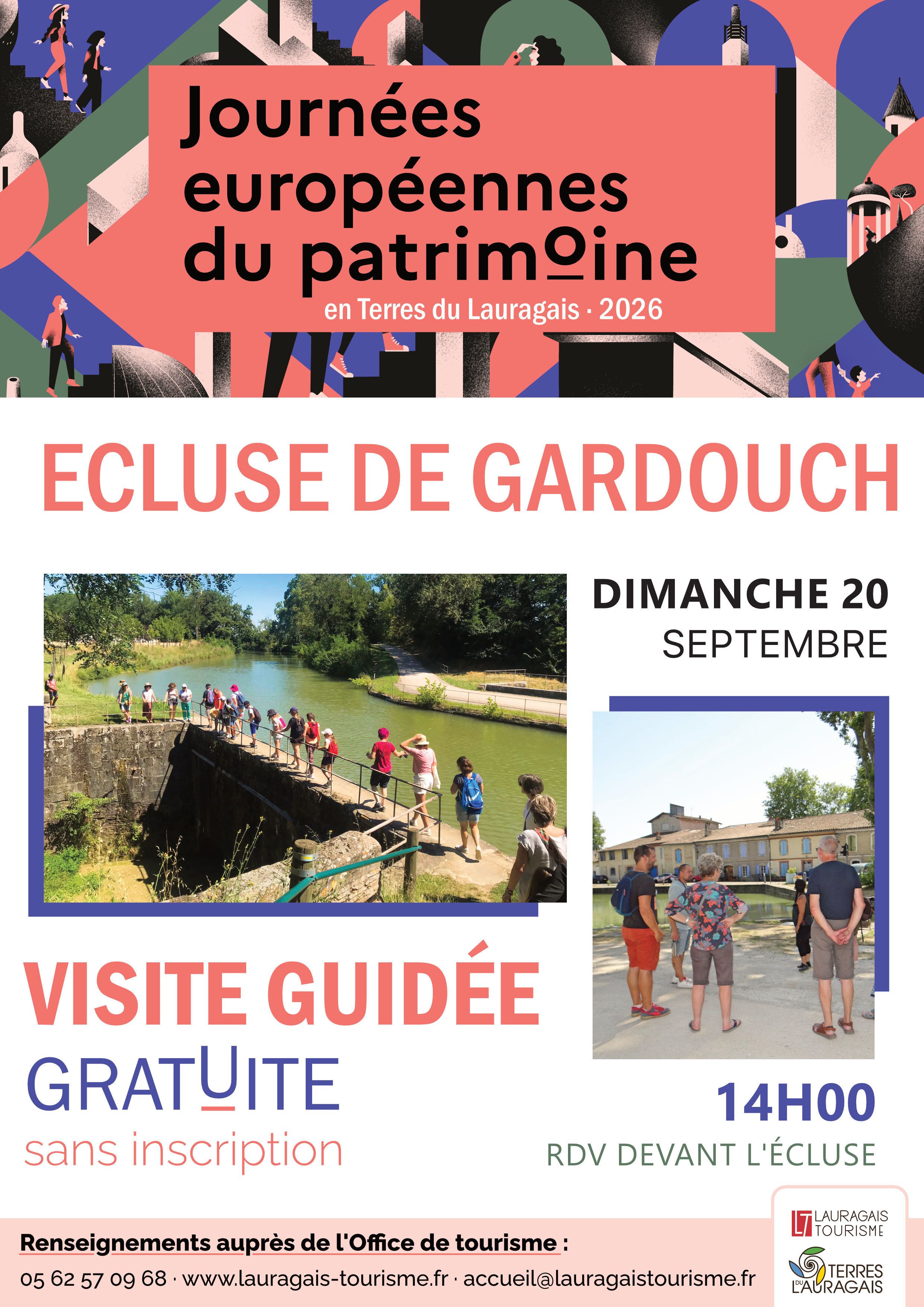 Visite guidée de l'écluse de Gardouch