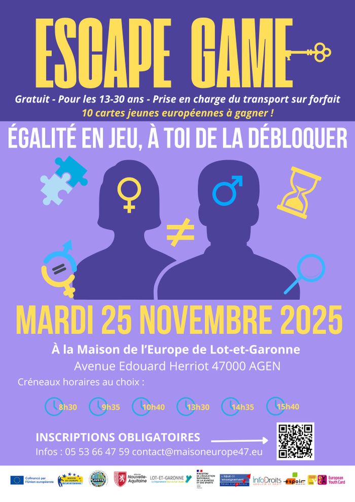 Escape Game - Égalité en jeu, à toi de la débloquer