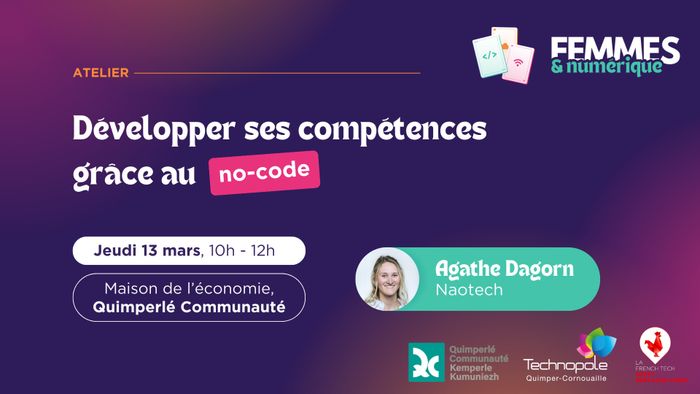 Atelier Femmes & Numérique : Développer ses compétences grâce au no-code