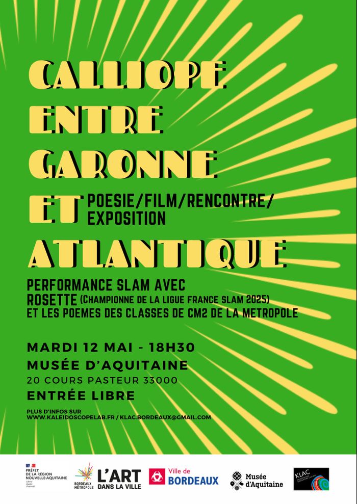 Journées de la mémoire 2026 "Calliope, entre Garonne et Atlantique"