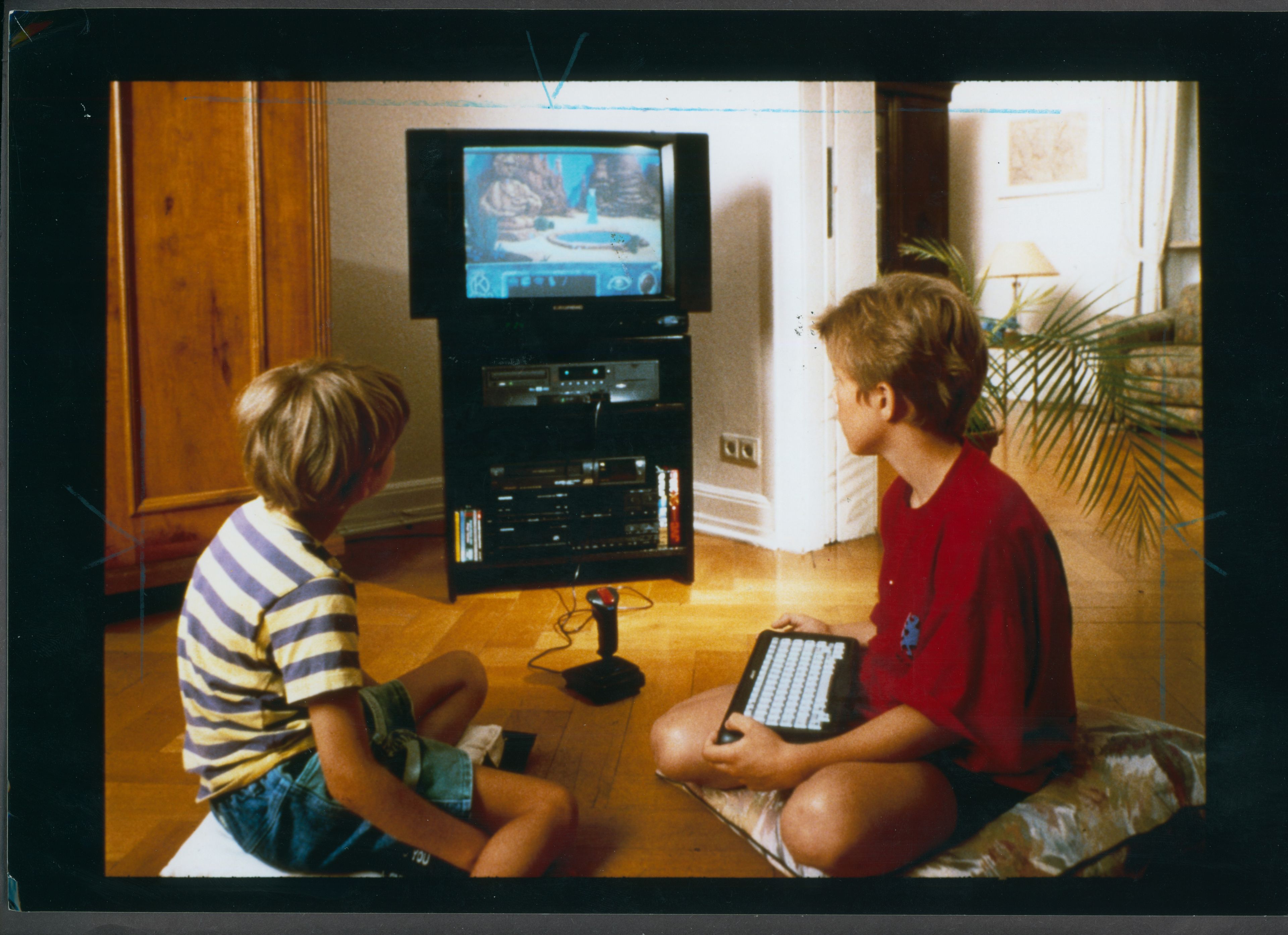 Jeux vidéo en famille