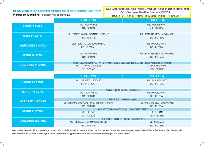 Animation sportive municipale