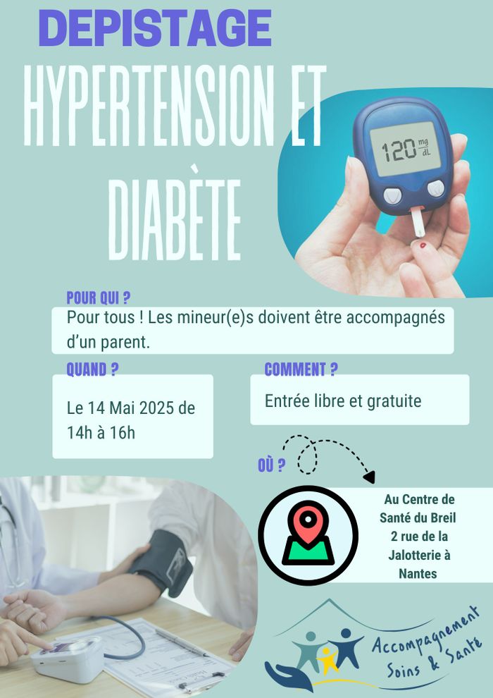 Dépistage Hypertension artérielle et diabète