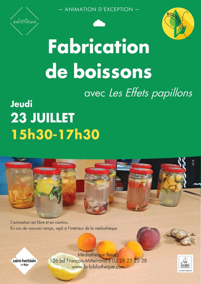 Bourgeon - Fabrication de boissons