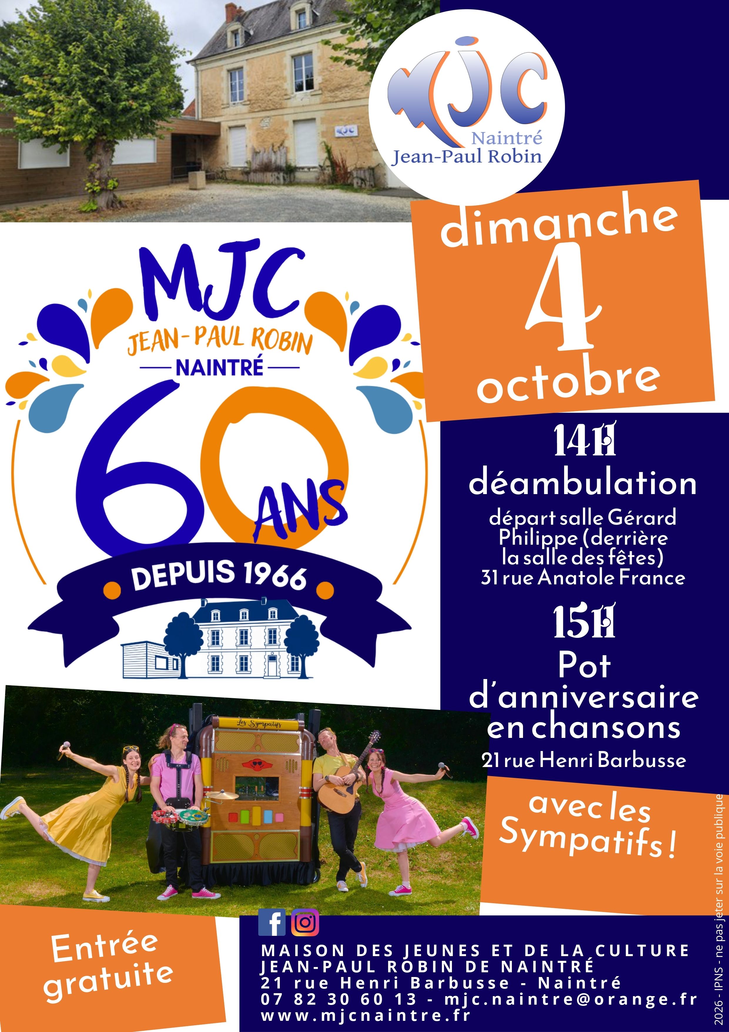 Les 60 ans de la MJC