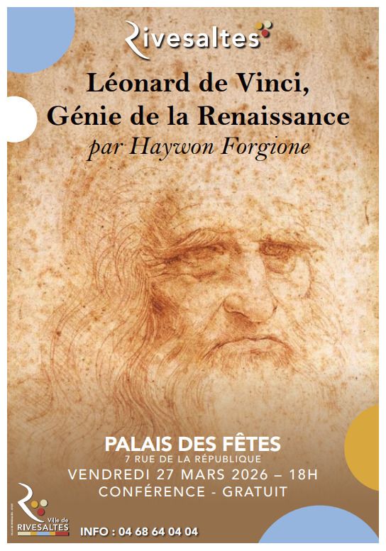 Conférence - Léonard De Vinci, génie de la renaissance