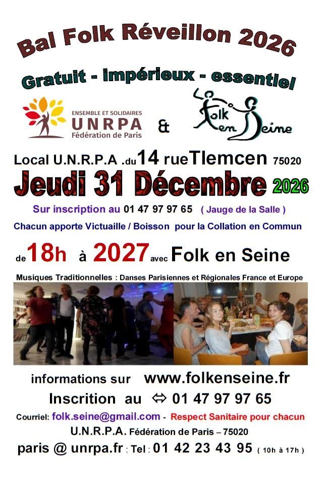 Réveillon - Bal Folk en Seine