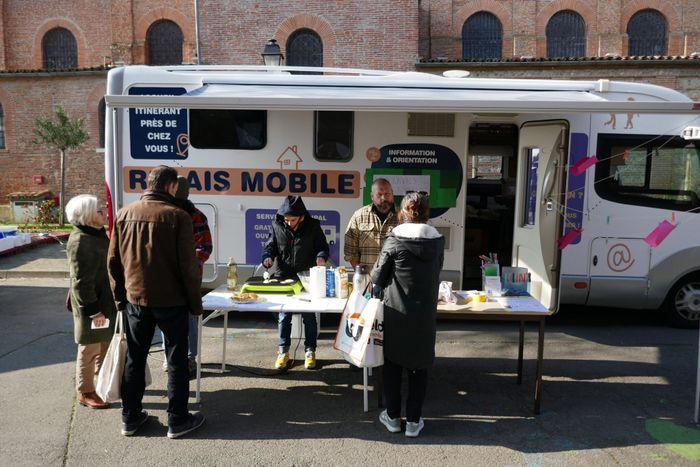 Papote au marché avec le Relais mobile