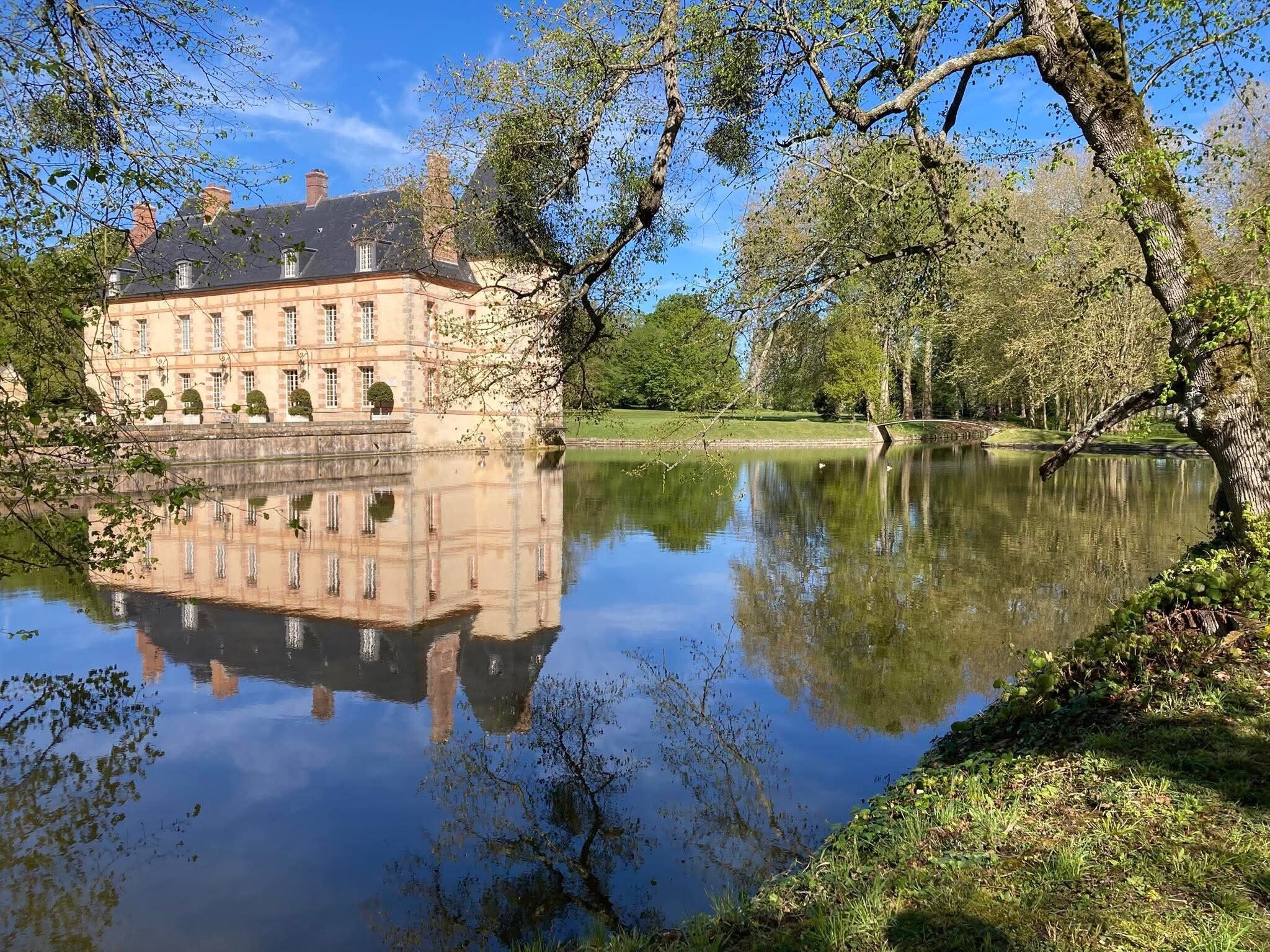 Visite du parc du château de Bourdonné