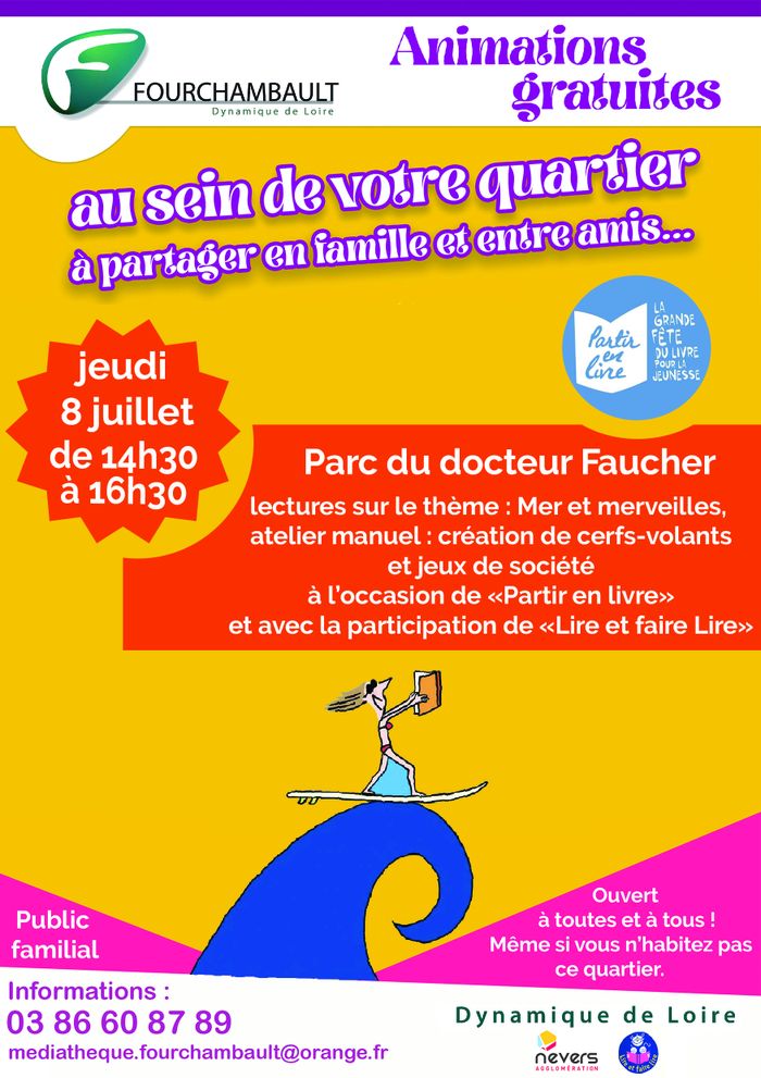 Animation au sein des quartiers : « la médiathèque vient à votre rencontre… »