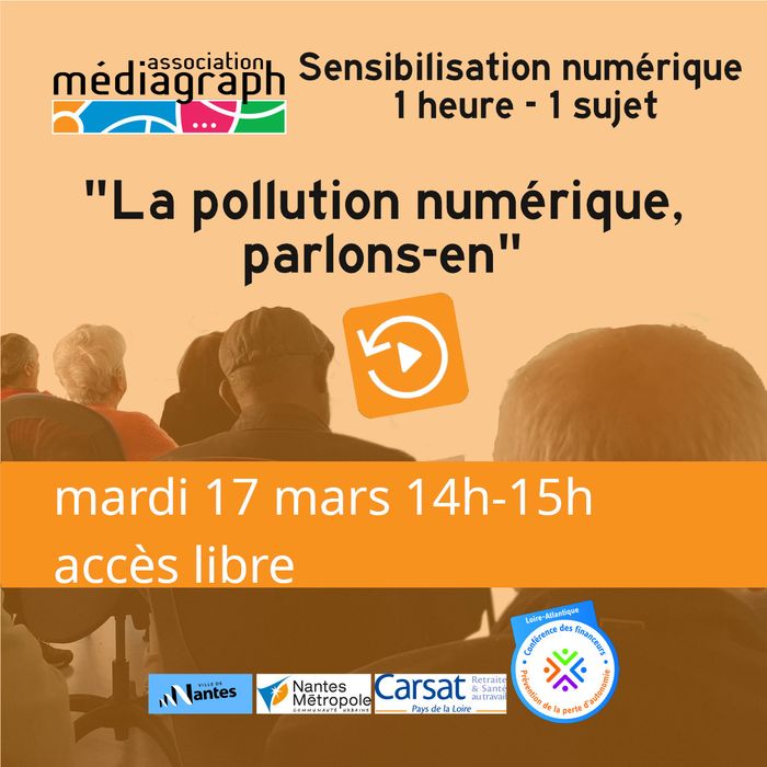 Sensibilisation : La pollution numérique, parlons-en !