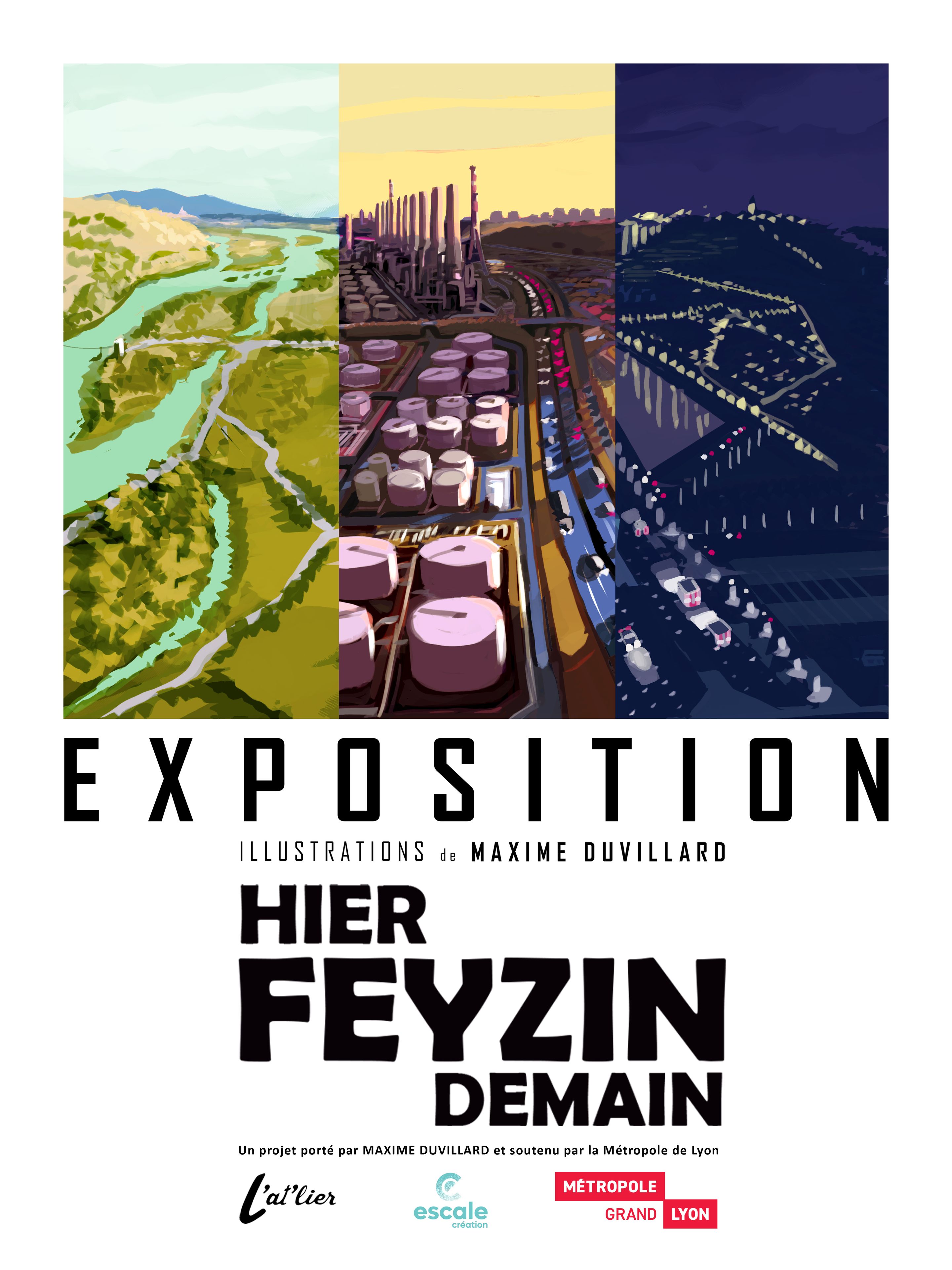 Exposition « Hier Feyzin Demain » proposée par Maxime Duvillard