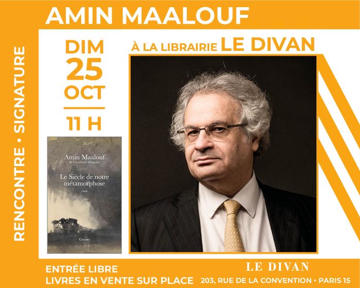 Amin Maalouf de l'Académie française présente son essai « Le Siècle de notre métamorphose »
