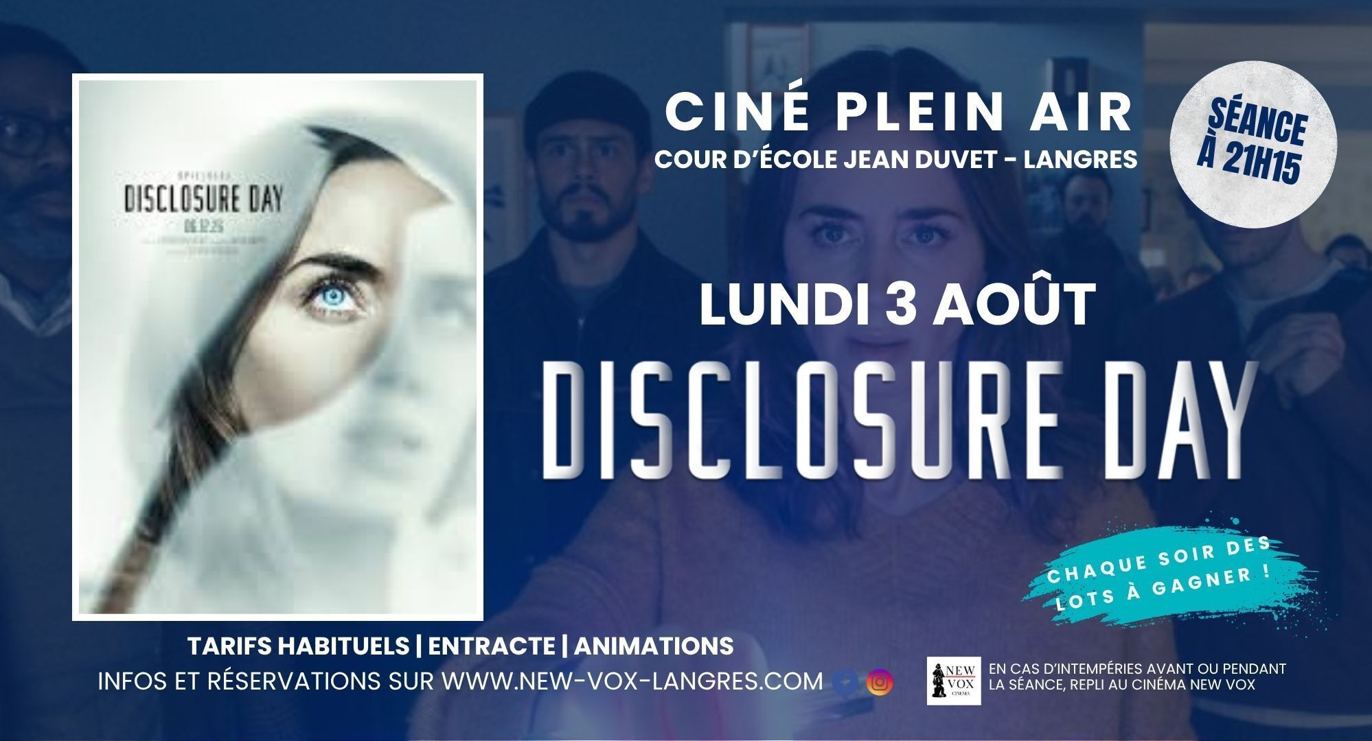 Ciné Plein Air : "Disclosure Day"